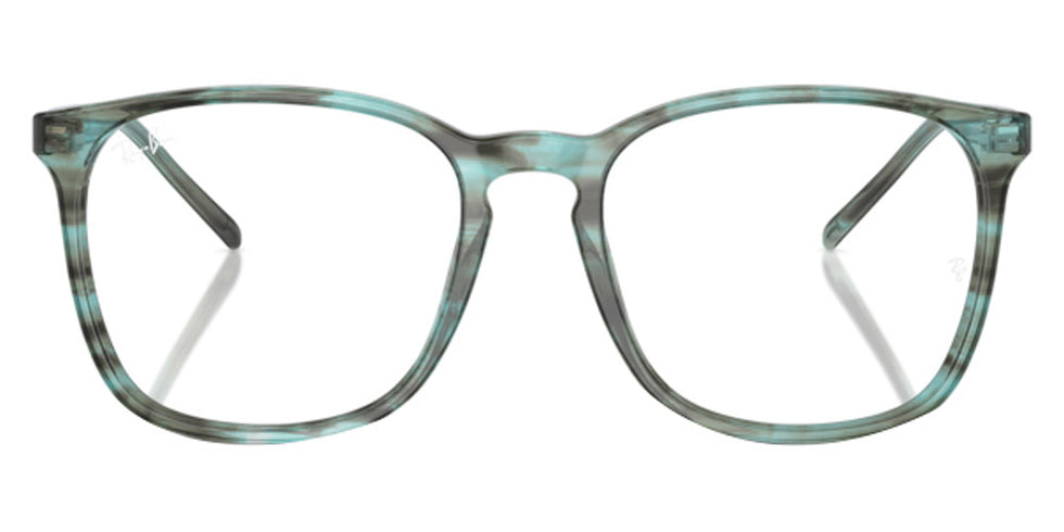 Ray-Ban® RX5387 RX5387 8362 52 - Striped Green Eyeglasses