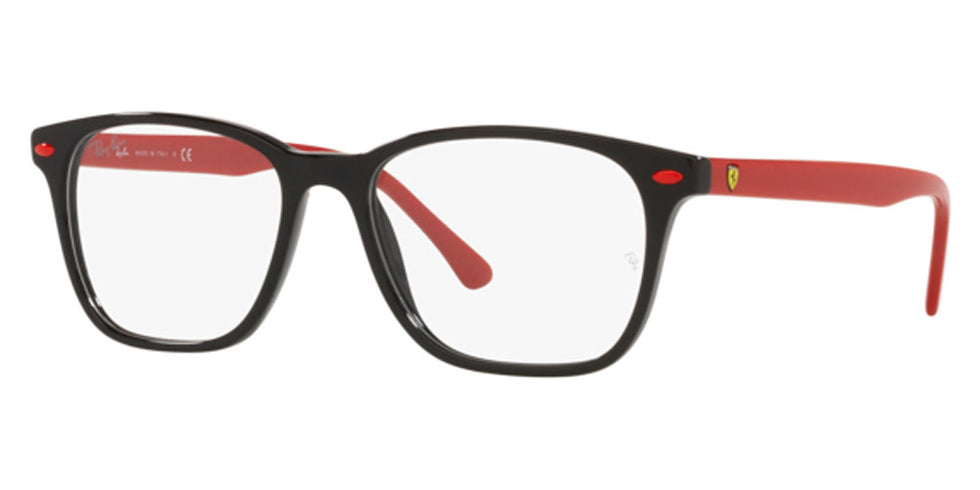 Ray-Ban® RX5405M RX5405M F601 55 - Black on Red Eyeglasses
