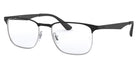 Ray-Ban® RX6363 RX6363 3018 52 - Black on Red Eyeglasses