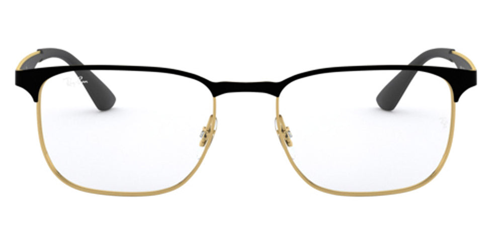 Ray-Ban® RX6363 RX6363 2890 52 - Black On Gold Eyeglasses