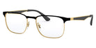 Ray-Ban® RX6363 RX6363 2890 54 - Black On Gold Eyeglasses