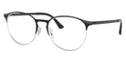 Ray-Ban® RX6375 RX6375 2861 53 - Black on Silver Eyeglasses