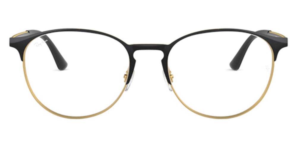 Ray-Ban® RX6375 RX6375 2890 51 - Black on Gold Eyeglasses