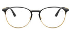 Ray-Ban® RX6375 RX6375 2890 51 - Black on Gold Eyeglasses