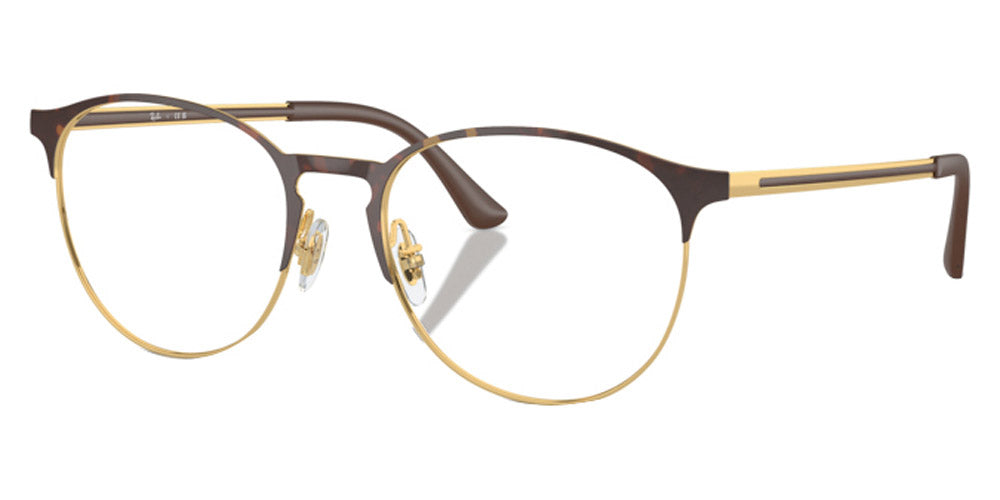 Ray-Ban® RX6375 RX6375 2917 53 - Havana on Gold Eyeglasses