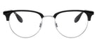 Ray-Ban® RX6396 RX6396 2932 51 - Black on Silver Eyeglasses