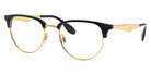 Ray-Ban® RX6396 RX6396 5784 53 - Black on Gold Eyeglasses