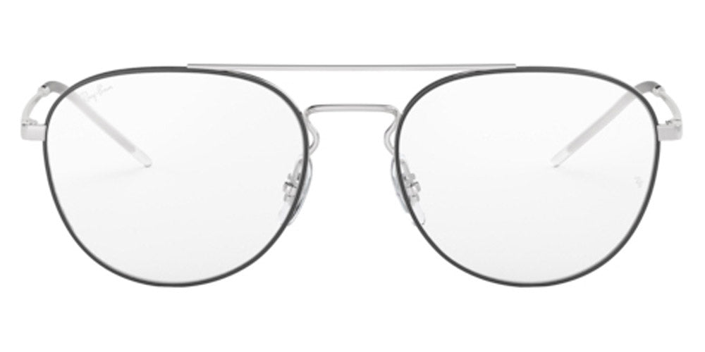 Ray-Ban® RX6414 RX6414 2983 53 - Black On Silver Eyeglasses