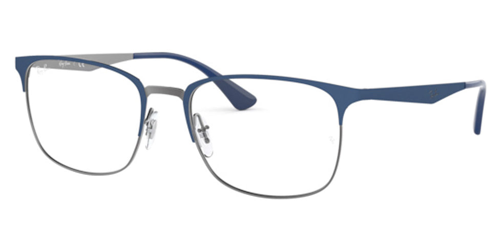 Ray-Ban® RX6421 RX6421 3004 52 - Gray On Silver Eyeglasses