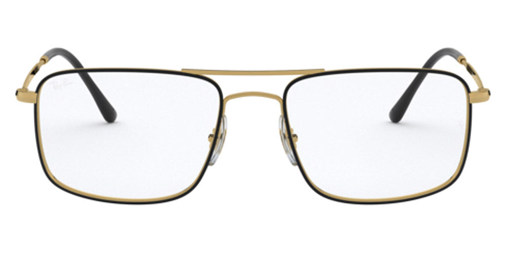 Ray-Ban® RX6434 RX6434 2946 53 - Black On Gold Eyeglasses