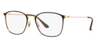 Ray-Ban® RX6466 RX6466 2905 51 - Brown On Gold Eyeglasses