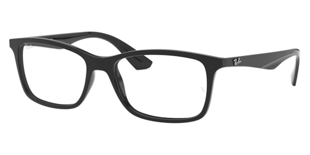 Ray-Ban® RX7047 RX7047 5450 56 - Transparent Blue Eyeglasses