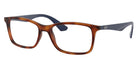 Ray-Ban® RX7047 RX7047 5768 56 - Transparent on Maroon Eyeglasses