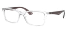 Ray-Ban® RX7047 RX7047 5943 56 - Transparent on Black Eyeglasses
