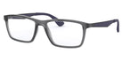 Ray-Ban® RX7056 RX7056 5814 55 - Transparent Gray Eyeglasses