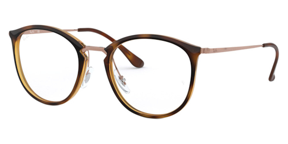 Ray-Ban® RX7140 RX7140 5687 51 - Striped Havana Eyeglasses