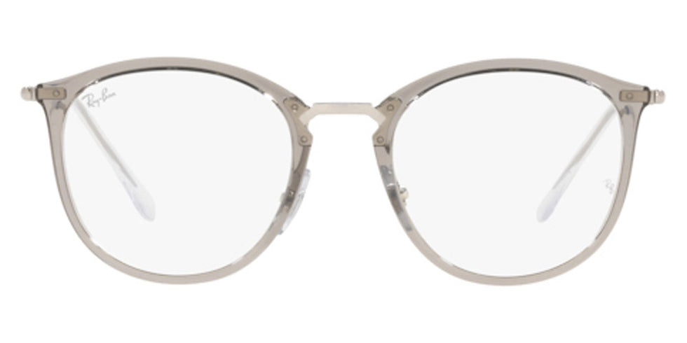 Ray-Ban® RX7140 RX7140 8125 49 - Transparent Gray Eyeglasses