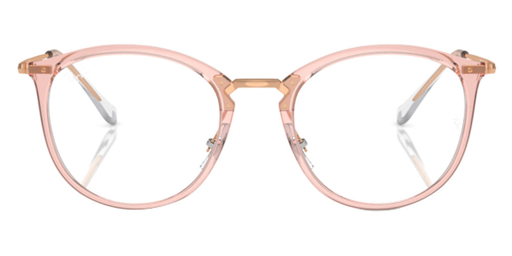 Ray-Ban® RX7140 RX7140 8335 49 - Transparent Pink Eyeglasses