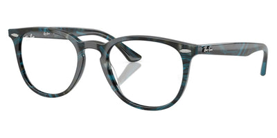 Ray-Ban® RX7159 RX7159 8394 52 - Transparent Fantasy Blue/Grey Eyeglasses