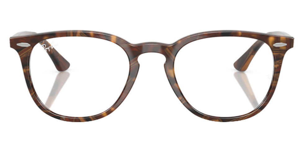 Ray-Ban® RX7159 RX7159 8395 50 - Transparent Fantasy Brown Yellow Eyeglasses