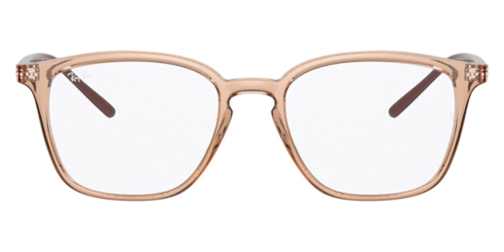 Ray-Ban® RX7185 RX7185 5940 50 - Light Brown Eyeglasses
