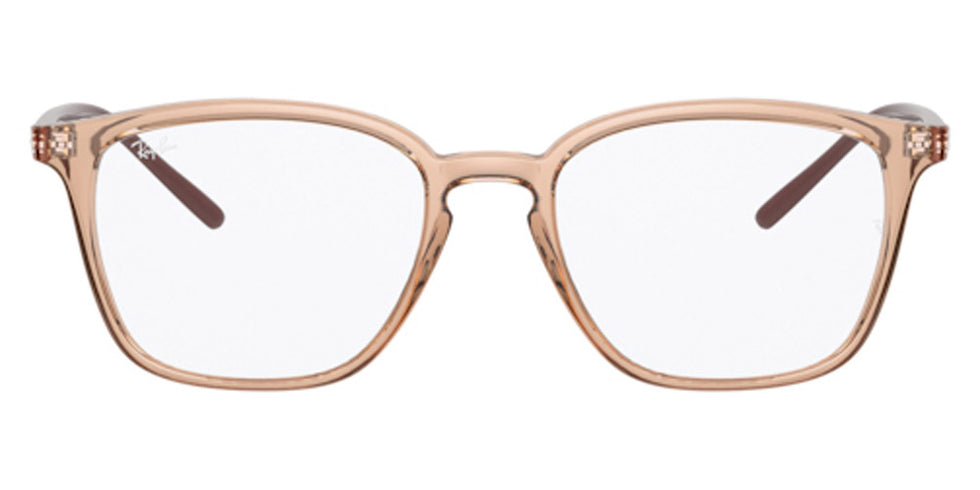 Ray-Ban® RX7185 RX7185 5940 50 - Light Brown Eyeglasses