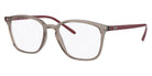 Ray-Ban® RX7185 RX7185 8083 52 - Transparent Gray Eyeglasses