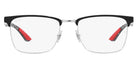 Ray-Ban® RX8421 RX8421 2861 52 - Black on Silver Eyeglasses