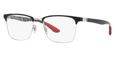 Ray-Ban® RX8421 RX8421 2861 54 - Black on Silver Eyeglasses