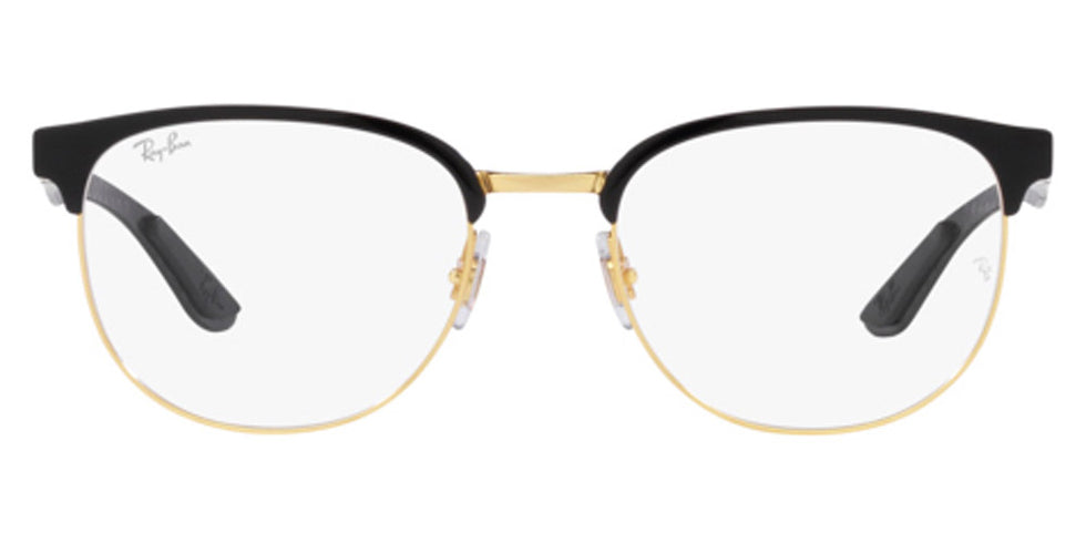 Ray-Ban® RX8422 RX8422 2890 52 - Black on Gold Eyeglasses