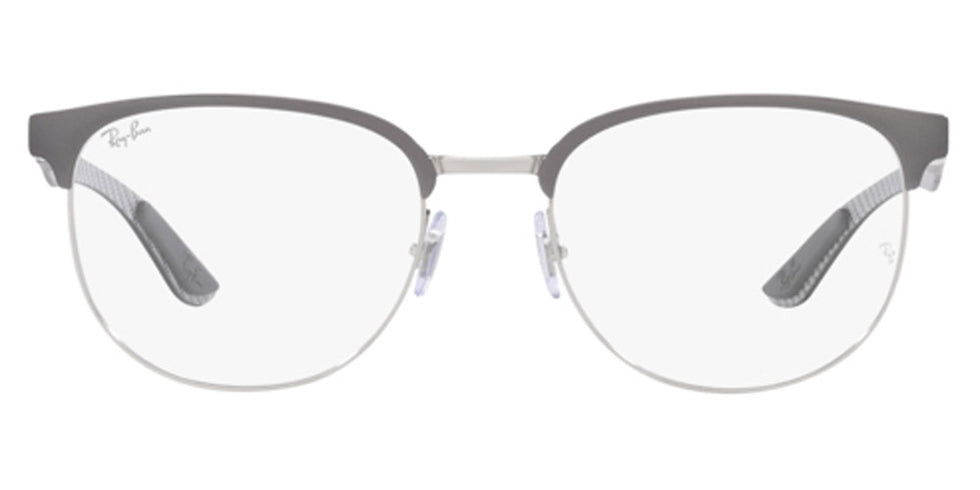 Ray-Ban® RX8422 RX8422 3125 52 - Gray on Silver Eyeglasses