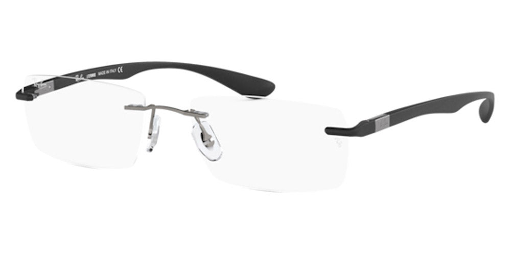 Ray-Ban® RX8724 RX8724 1128 56 - Matte Dark Gunmetal Eyeglasses