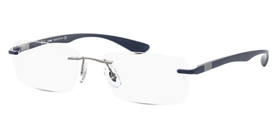 Ray-Ban® RX8724 RX8724 1217 56 - Gunmetal On Blue Eyeglasses