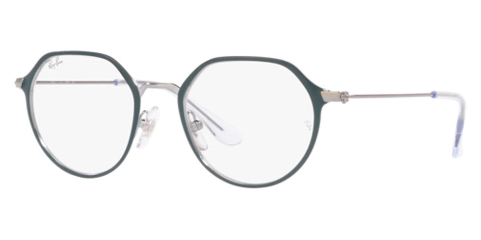 Ray-Ban® RY1058 RY1058 4084 47 - Green on Gunmetal Eyeglasses