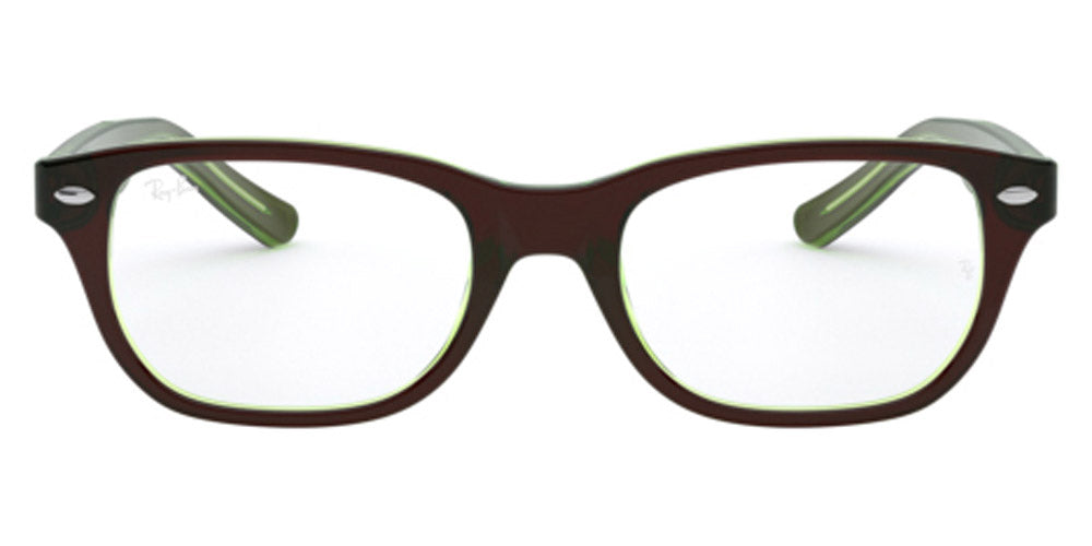 Ray-Ban® RY1555 RY1555 3665 46 - Brown On Green Fluorescent Eyeglasses