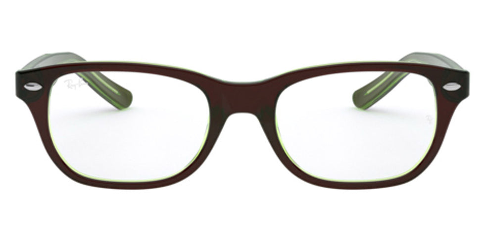 Ray-Ban® RY1555 RY1555 3665 46 - Brown On Green Fluorescent Eyeglasses