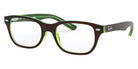 Ray-Ban® RY1555 RY1555 3665 48 - Brown On Green Fluorescent Eyeglasses