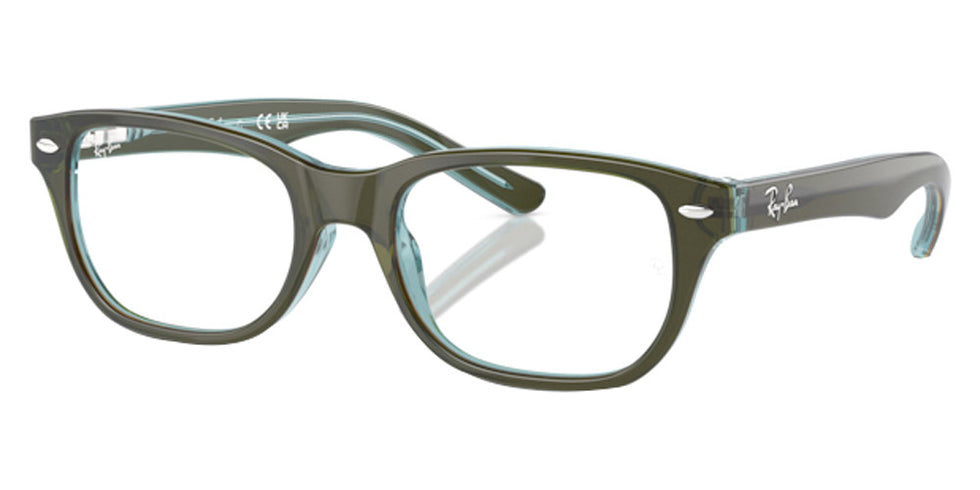 Ray-Ban® RY1555 RY1555 3946 48 - Top Green & Orange & Light Blue Eyeglasses