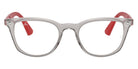 Ray-Ban® RY1601 RY1601 3812 46 - Transparent Grey on Red Eyeglasses