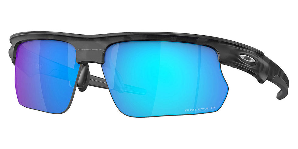Oakley® 0OO9400 - Bisphaera 0OO9400 940005 68 - Matte grey camo/Prizm sapphire polarized Sunglasses
