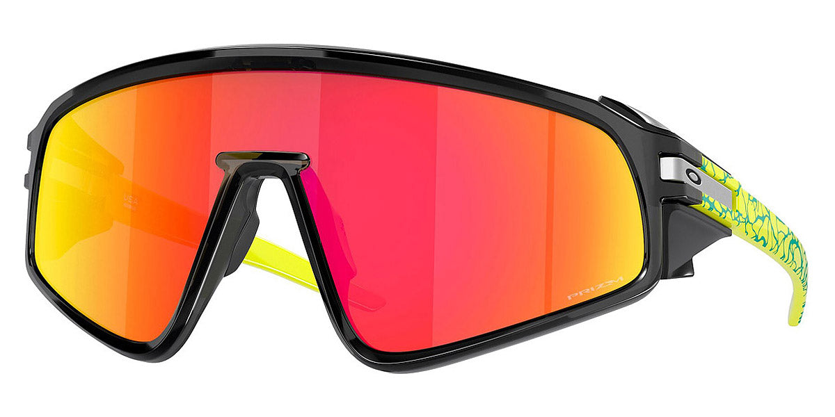 Oakley® 0OO9404 - Latch panel 0OO9404 940410 35 - Black ink/Prizm ruby Sunglasses