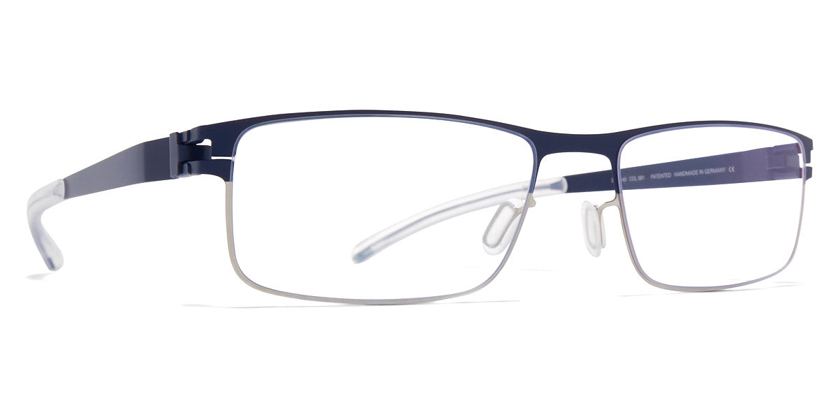 Mykita® CLIVE MYK CLIVE Silver/Navy 52 - Silver/Navy Eyeglasses