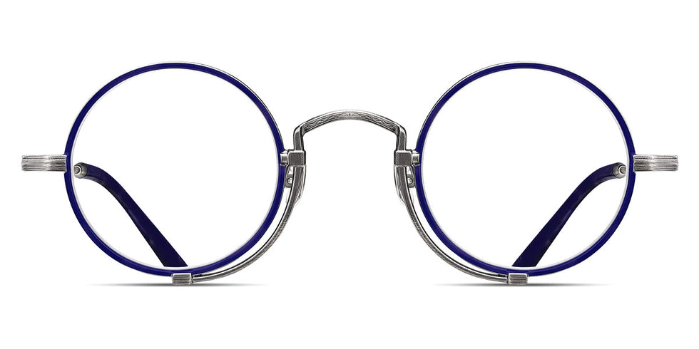 Matsuda® 10103H-I MTD 10103H-I Antique Silver/Navy 43 - Antique Silver / Navy Eyeglasses