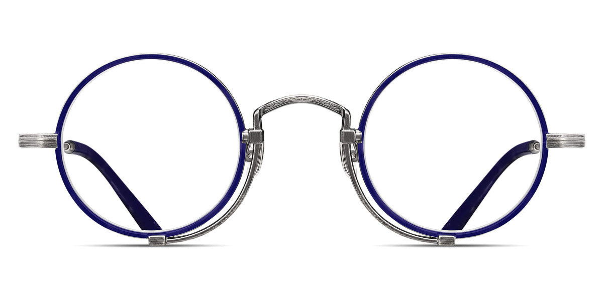 Matsuda® 10103H-I MTD 10103H-I Antique Silver/Navy 43 - Antique Silver / Navy Eyeglasses