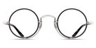Matsuda® 10103H-I MTD 10103H-I Palladium White/Matte Black 43 - Palladium White / Matte Black Eyeglasses