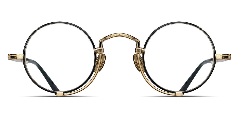 Matsuda® 10103H MTD 10103H Brushed Gold/Matte Black 44 - Brushed Gold / Matte Black Eyeglasses