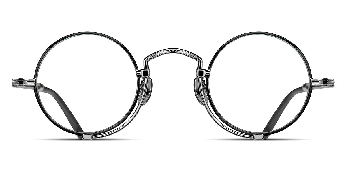 Matsuda® 10103H MTD 10103H Palladium White/Matte Black 41 - Palladium White / Matte Black Eyeglasses