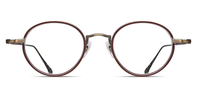 Matsuda® 10189H-I MTD 10189H-I Antique Gold / Brown 45 - Antique Gold / Brown Eyeglasses