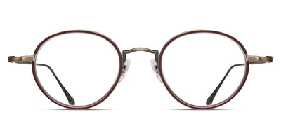 Matsuda® 10189H-I MTD 10189H-I Antique Gold/Brown 45 - Antique Gold / Brown Eyeglasses