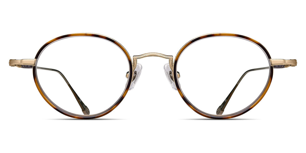 Matsuda® 10189H-I MTD 10189H-I Brushed Gold/Demi 45 - Brushed Gold / Demi Eyeglasses